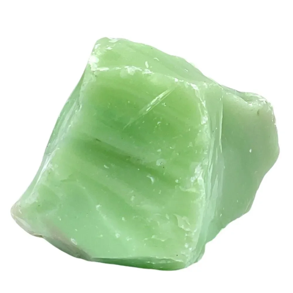Lime Green Art Glass Cullet Glowing Manganese‎ Slag Glass #4GX242